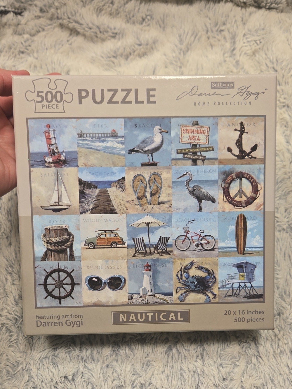 Sullivans Darren Gygi Nautical 500-Piece Puzzle